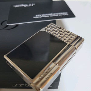 [풀세트] 듀퐁라이터 라인2 ca18067 개츠비 블랙 래커 팔라듐 백금 듀퐁 라이타 이미지