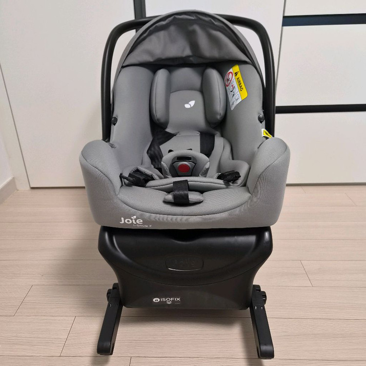 +베이스 포함 / JOIE 조이 아이스너그2 아이사이즈 인펀트 카시트 (ISOFIX) 바구니 카시트 이미지