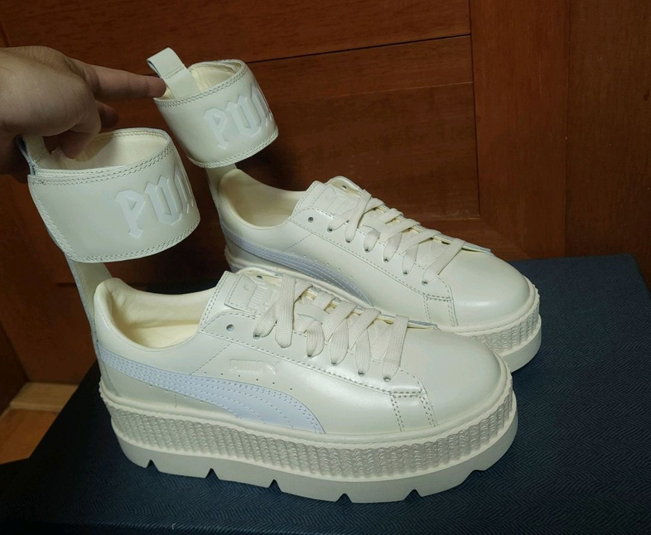 푸마 한정판마 한정판 255 260 소가죽 키높이 운동화 이미지