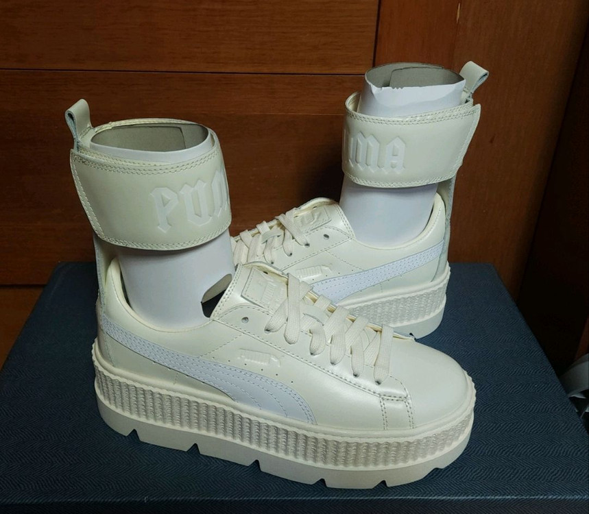 푸마 한정판마 한정판 255 260 소가죽 키높이 운동화 이미지