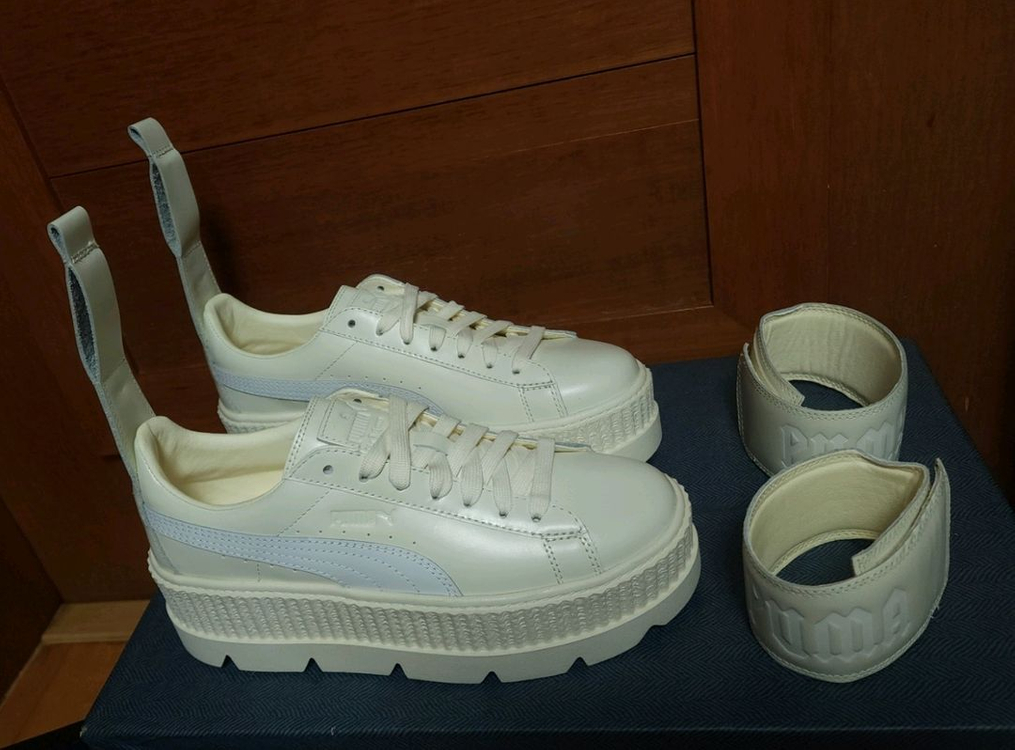 푸마 한정판마 한정판 255 260 소가죽 키높이 운동화 이미지