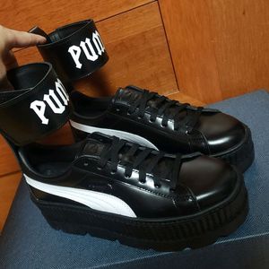 푸마 한정판마 한정판 265 260 소가죽 키높이 운동화 새상품 이미지