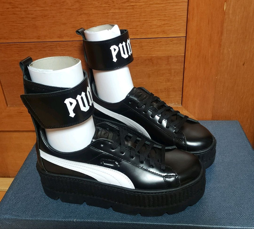 푸마 한정판마 한정판 265 260 소가죽 키높이 운동화 새상품 이미지