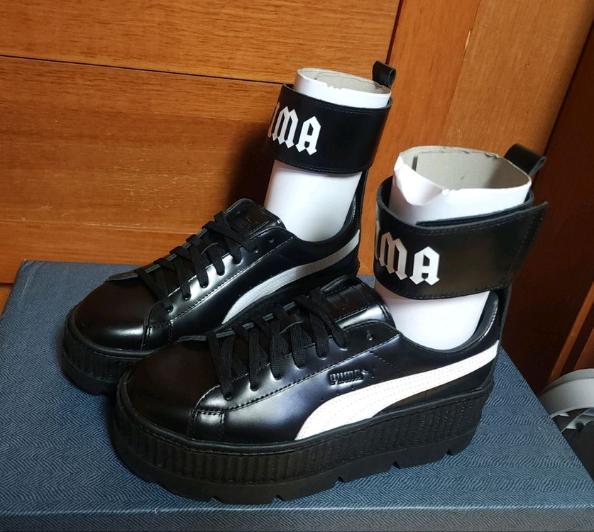 푸마 한정판마 한정판 265 260 소가죽 키높이 운동화 새상품 이미지
