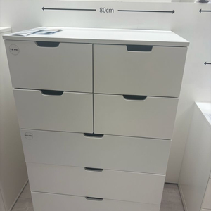 이케아 서랍장 노르들리 (5단 7칸) 새상품 이미지