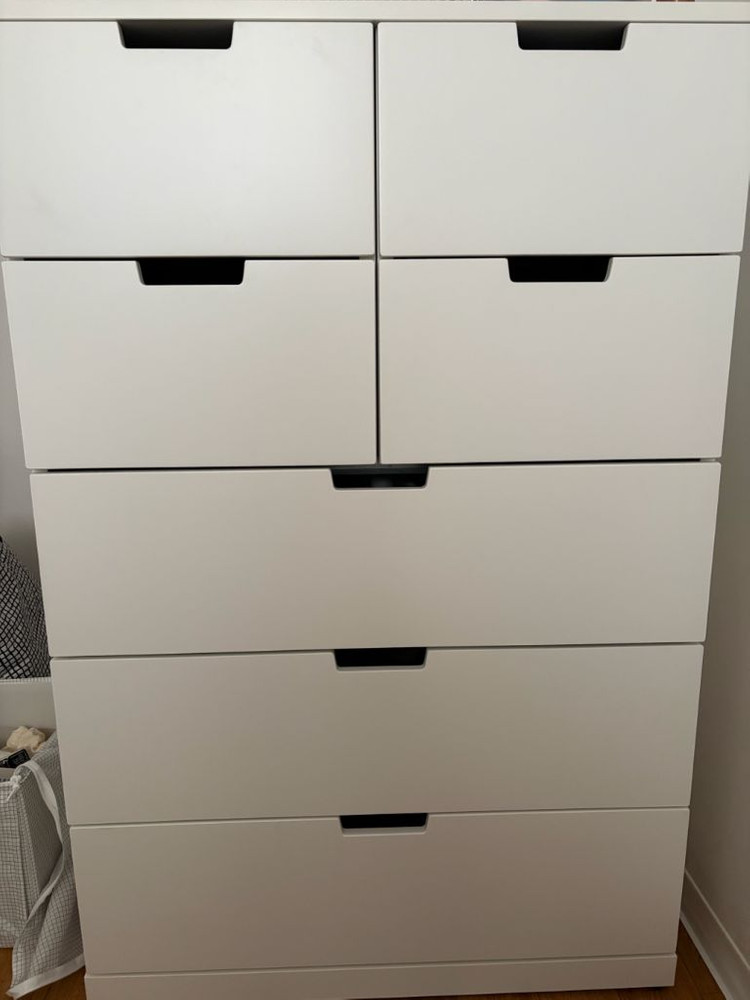 이케아 서랍장 노르들리 (5단 7칸) 새상품 이미지