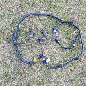 에쿠스VI 전기형 뒤 후방감지기와 배선 이미지