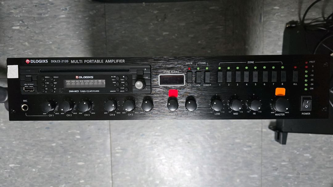 DLOGIXS 디라직 DOLCE-2120 / 멀티포터블 120W앰프 / CD/USB 모듈 MULTI PORTABLE 이미지