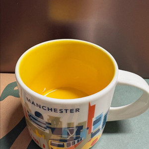 스타벅스 시티머그 시티컵 유아히어 영국 맨체스터 새상품 이미지
