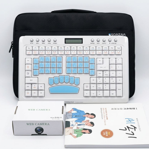 [판매] 소리자바 AI 속기 키보드 풀세트 (웹캠/가방/교재 포함) 이미지