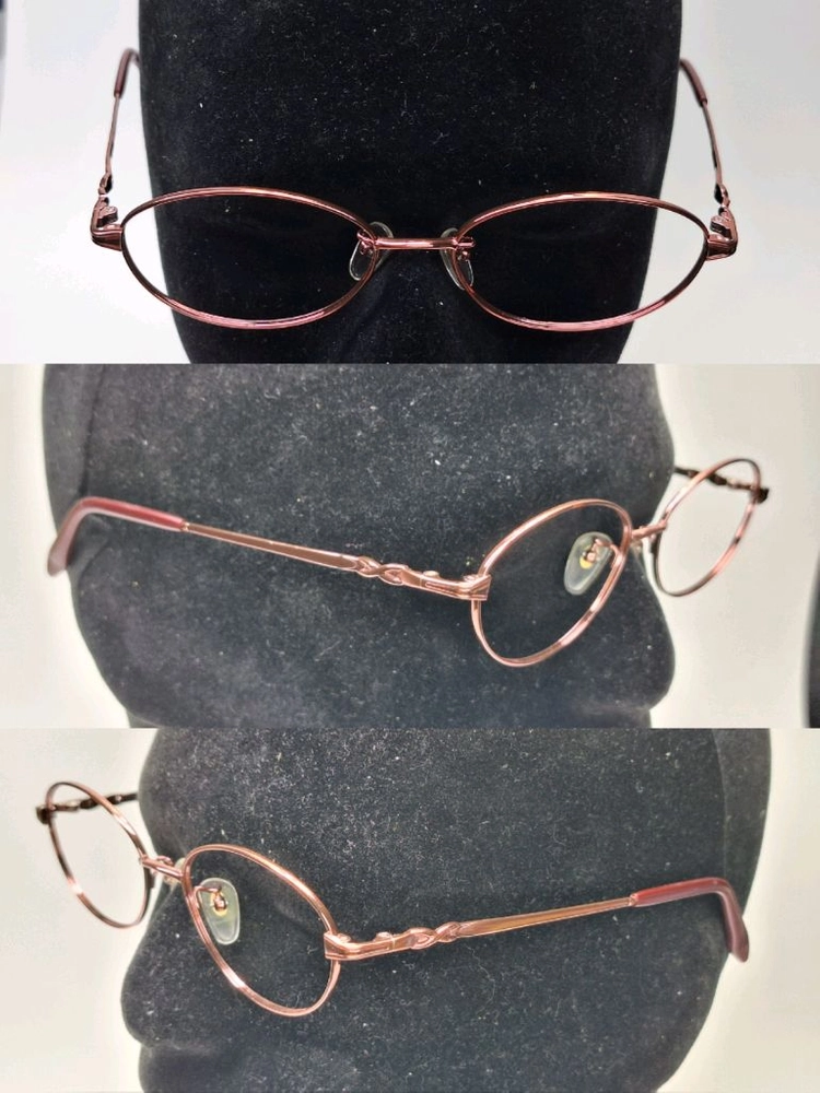 일본 사바에 하우스브랜드 빈티지 로쿠메이칸 순수 티타늄 오벌형 안경테/일제안경 수입 패션 여성용 여성안경 y2k 이미지