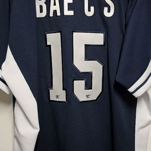 프로스펙스 KBO 국대 유니폼 105 삼성 라이온즈 배찬승 자수마킹 이미지