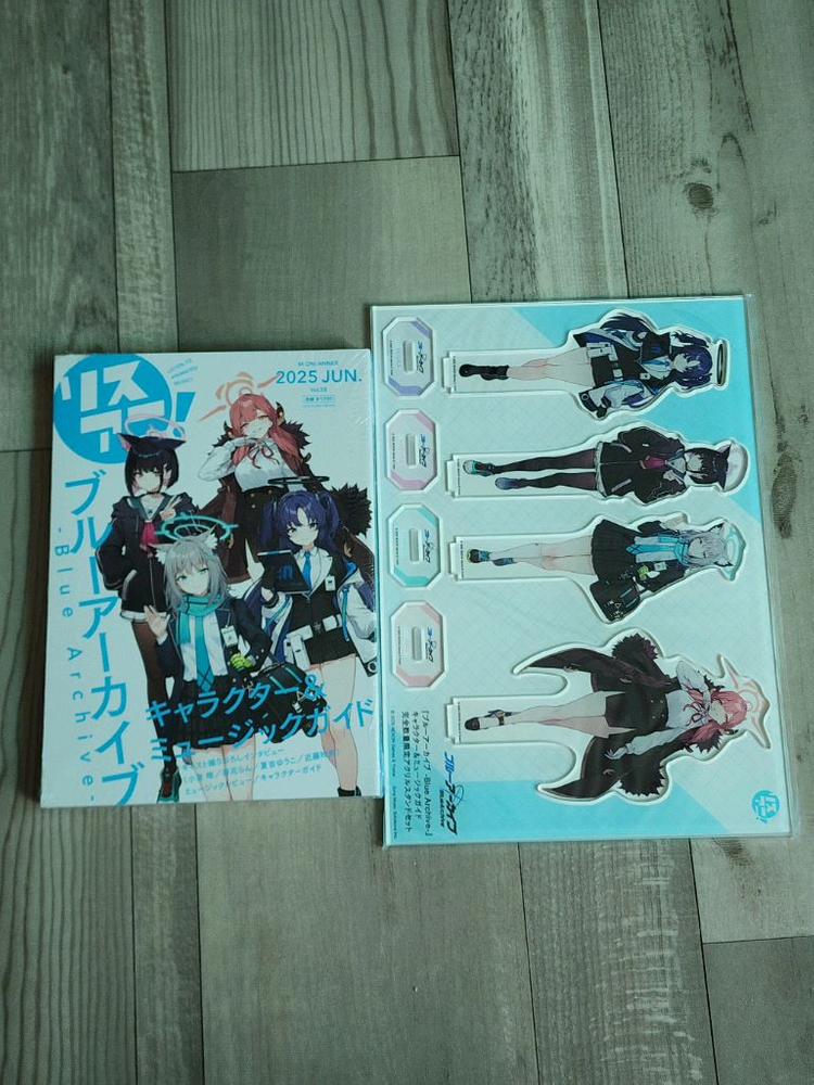 블루 아카이브 뮤직 가이드 수량 한정 특전 아크릴 스탠드 미개봉 이미지