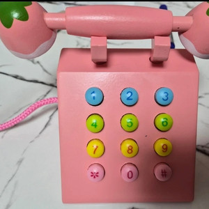 딸기원목장난감 일괄 이미지