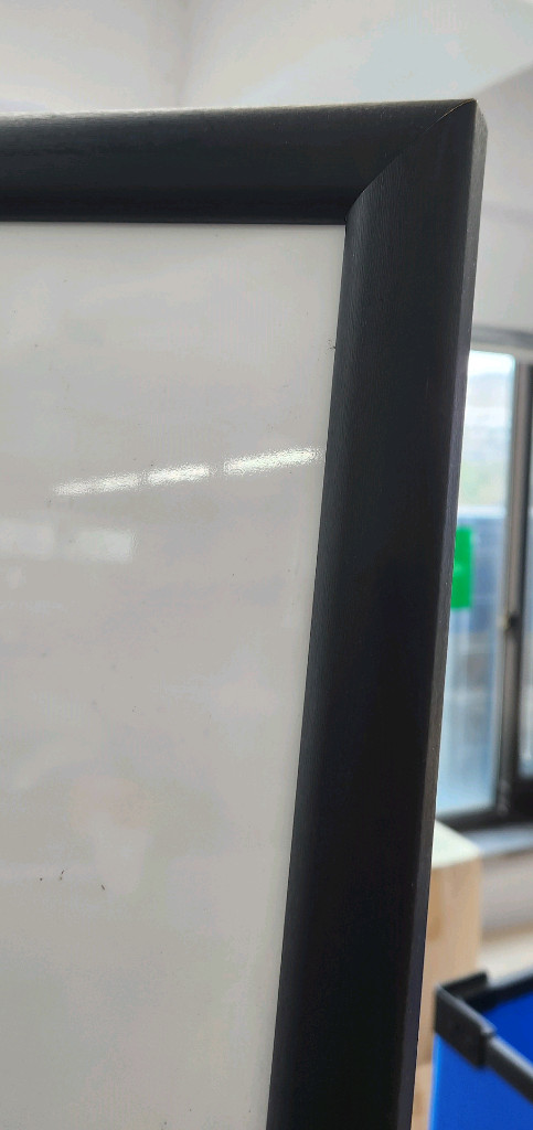 이동식 스탠드 블랙우드 자석 화이트보드 (150x90) 팝니다 이미지