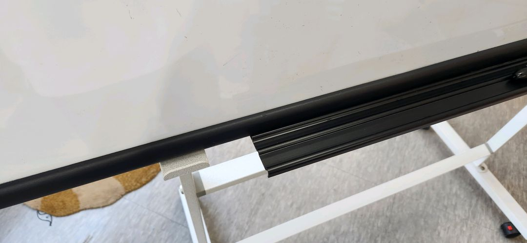 이동식 스탠드 블랙우드 자석 화이트보드 (150x90) 팝니다 이미지