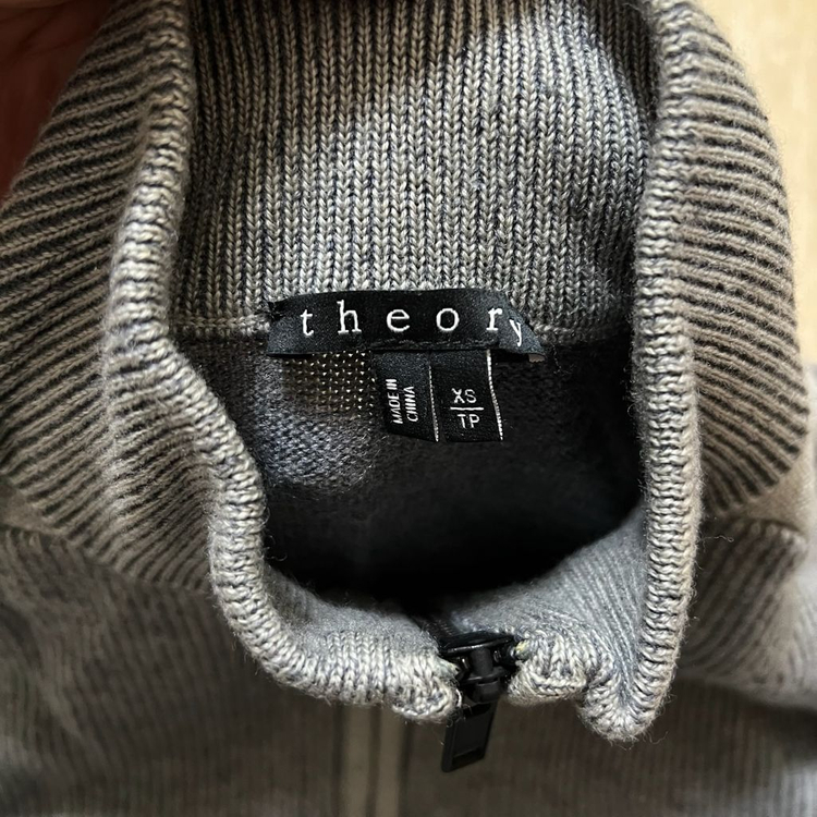 띠어리 여성 스탠다드 니트집업 XS/85 이미지