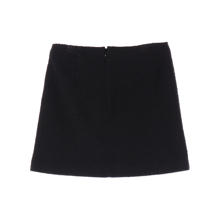 (새상품)띠어리 블랙 니트 숏 스커트 치마 M 이미지