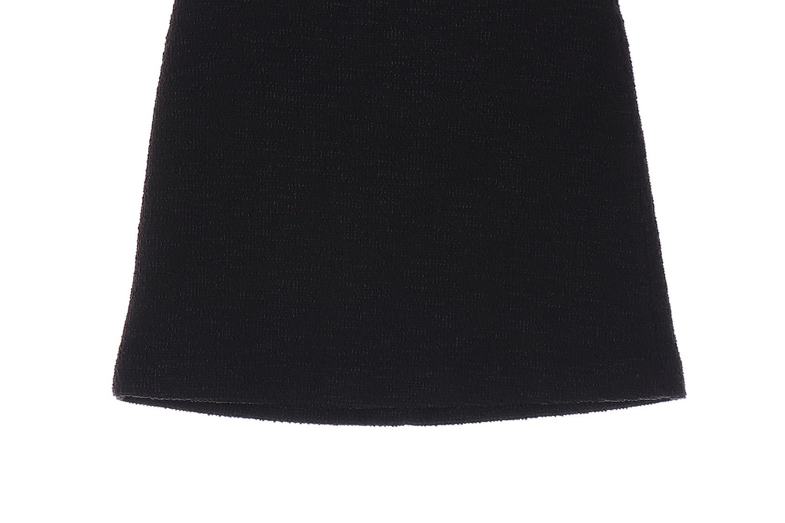 (새상품)띠어리 블랙 니트 숏 스커트 치마 M 이미지