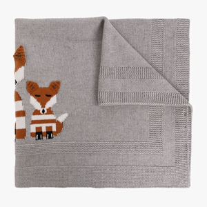 스텔라 맥카트니 키즈 폭스 니트 담요 새상품 이미지