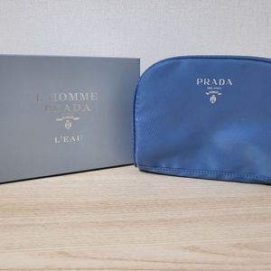 정품) 새상품 프라다 블루 파우치 (퍼퓸) 이미지