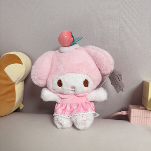 마이멜로디 딸기 중형 인형 이미지