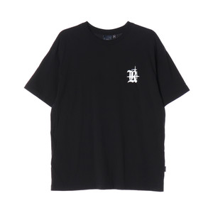 로맨틱크라운 24SS 블랙 샤이닝 볼드 로고 반팔 티셔츠 M 이미지