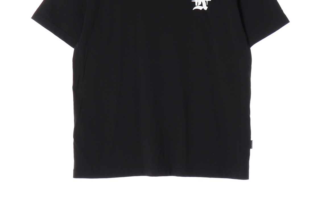 로맨틱크라운 24SS 블랙 샤이닝 볼드 로고 반팔 티셔츠 M 이미지