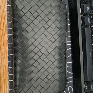 보테가 베네타 블랙 가죽 장지갑 -교환가능- 이미지