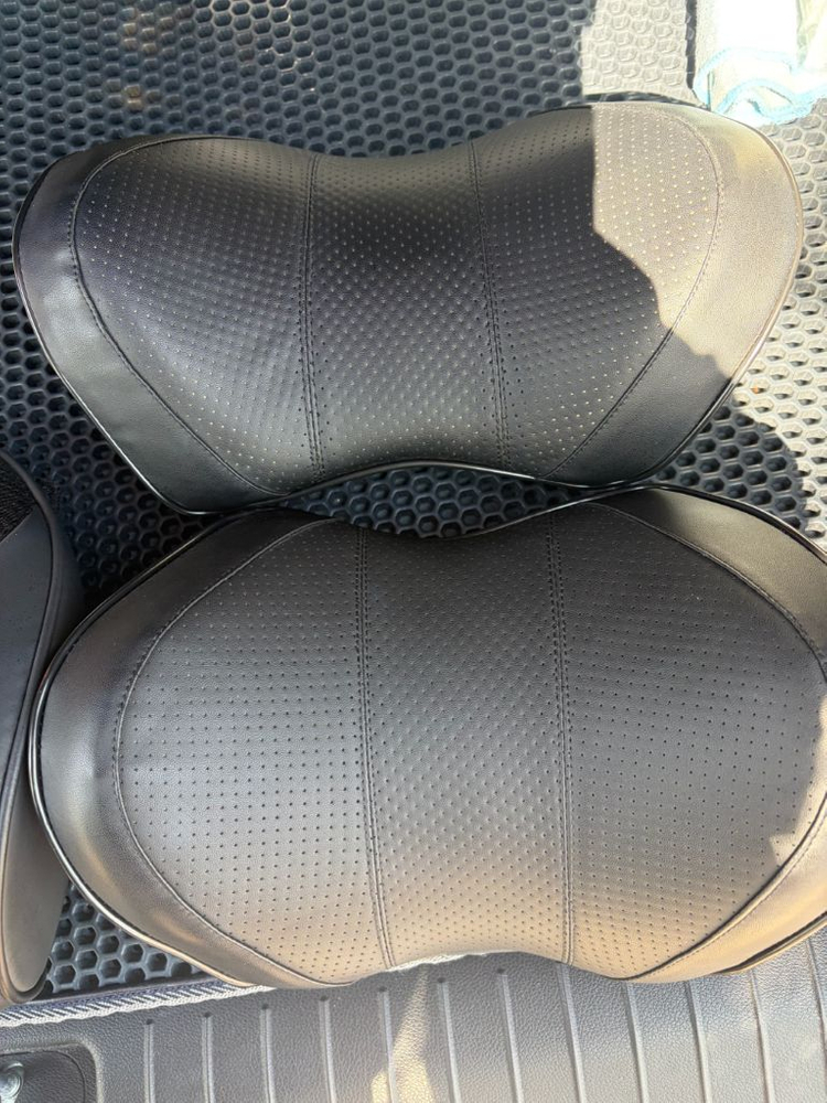 차량용 목쿠션 4개 블랙 이미지