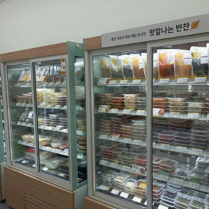 반찬쇼케이스 냉장쇼케이스 셀프다단냉장고 1200 4자 내치형 이미지