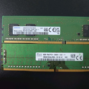 [급처]데스크탑용 DDR4 8GB 메모리 4개 이미지