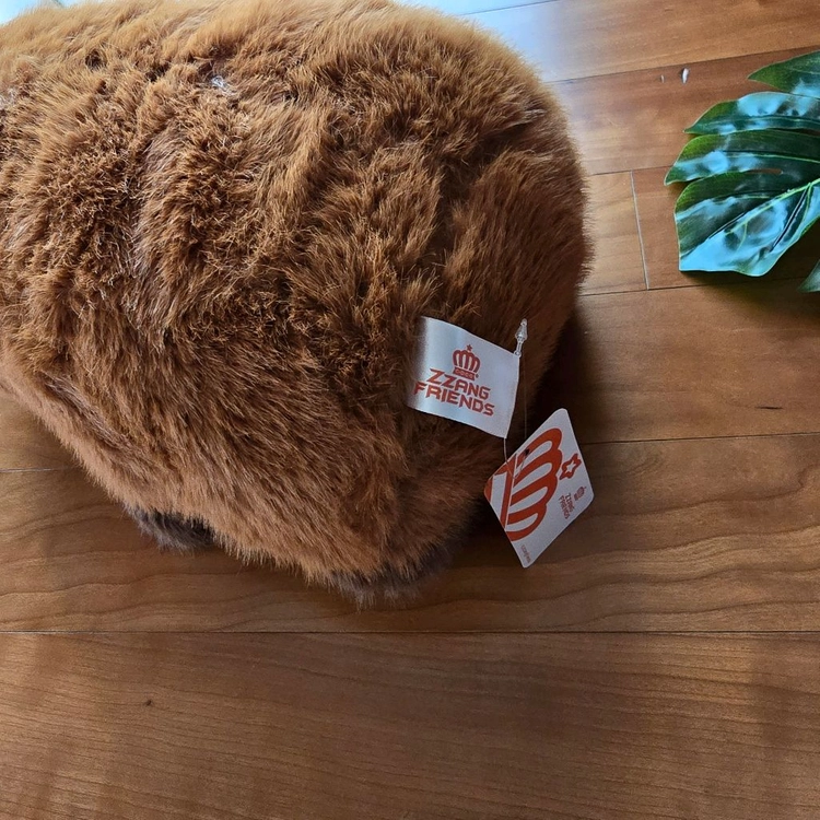(새상품) 카피바라 머리묶기 봉제인형 이미지