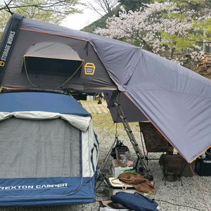 렉스턴스포츠 세미캠핑카 루프탑텐트 차량값만받고판매합니다 이미지