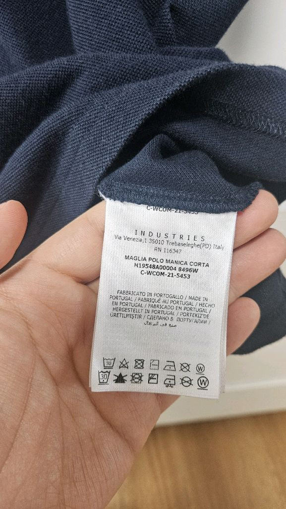 몽클레어 키즈 네이비 폴로 티셔츠 12a 이미지