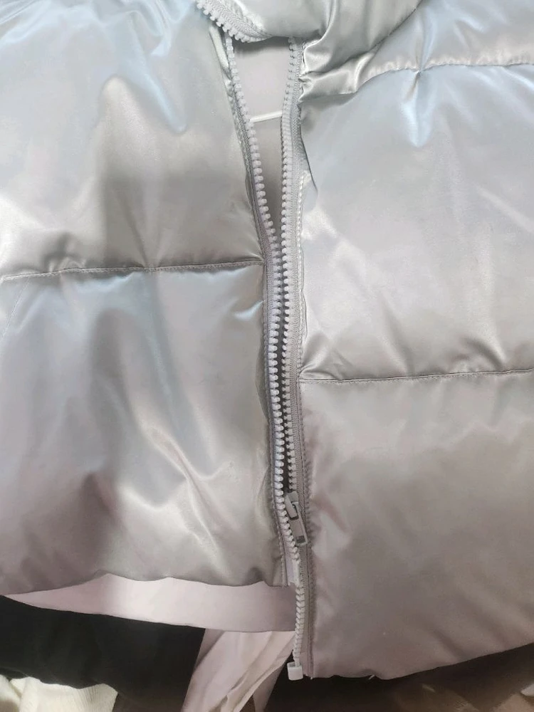 유광 실버숏패딩조끼 이미지