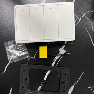 스마트 스위치 4구 화이트 이미지