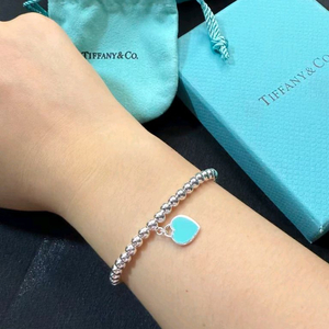 티파니 앤 코 리턴 투 블루 하트 브레이슬릿 팔찌 이미지