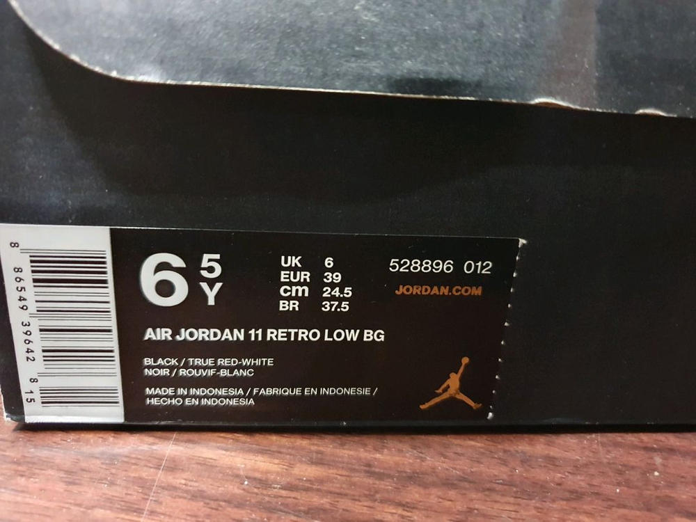 조던11 브레드 로우 미착용급(시착1회)특S컨디션 이미지