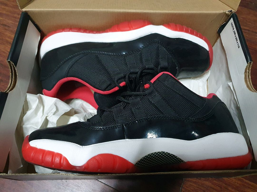 조던11 브레드 로우 미착용급(시착1회)특S컨디션 이미지