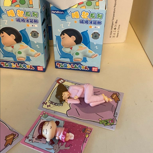 짱구는 못말려 잠자는 시리즈 쌀알 자석 마그넷 미니 피규어 이미지