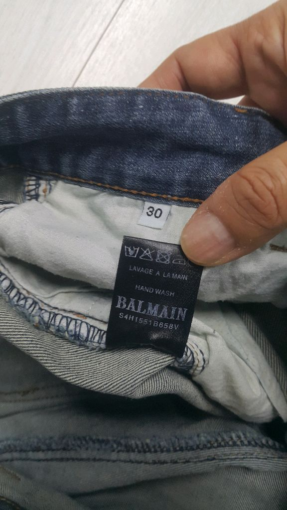 BALMAIN 발망(사방스판) 바이커진 30인치(No.144)이태리판! 이미지