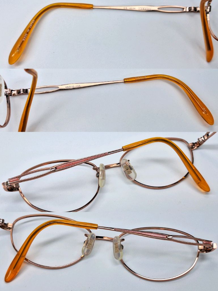 일본 하우스 브랜드 CERASEE CS-4534 순수 티타늄 오발 안경테/여성안경 y2k 패션 아이웨어 빈티지 이미지