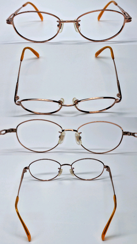 일본 하우스 브랜드 CERASEE CS-4534 순수 티타늄 오발 안경테/여성안경 y2k 패션 아이웨어 빈티지 이미지