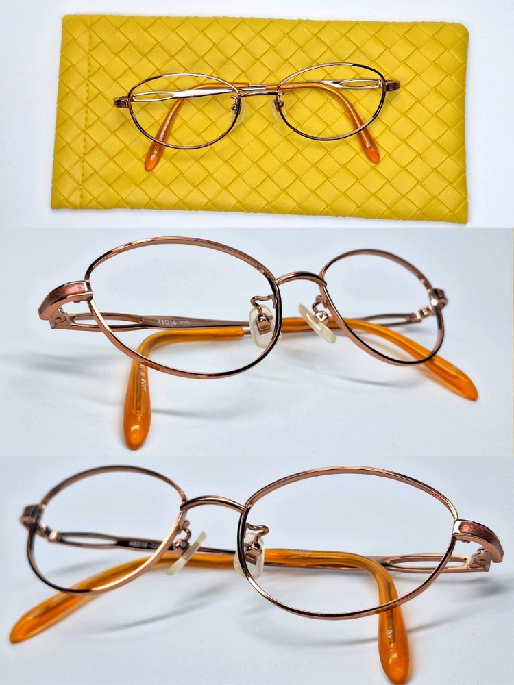 일본 하우스 브랜드 CERASEE CS-4534 순수 티타늄 오발 안경테/여성안경 y2k 패션 아이웨어 빈티지 이미지