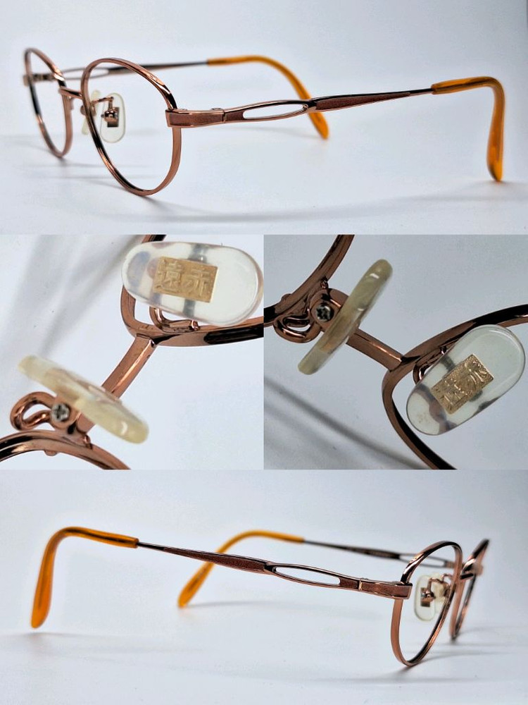 일본 하우스 브랜드 CERASEE CS-4534 순수 티타늄 오발 안경테/여성안경 y2k 패션 아이웨어 빈티지 이미지