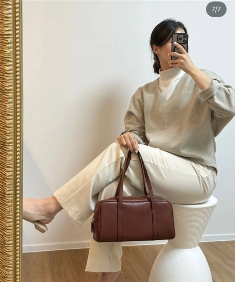 YESOLART 예소라트 르메르박시핏탑+5부하프폴라 셋트 이미지