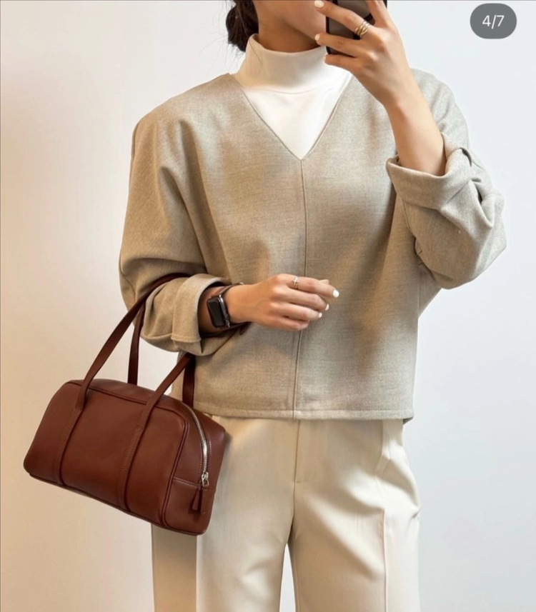 YESOLART 예소라트 르메르박시핏탑+5부하프폴라 셋트 이미지