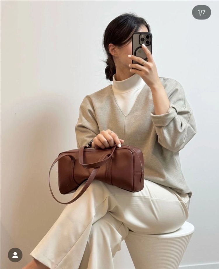 YESOLART 예소라트 르메르박시핏탑+5부하프폴라 셋트 이미지