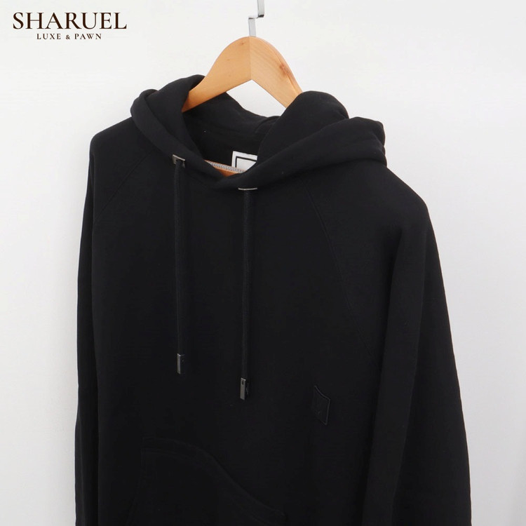 우영미 뉴 백로고 후드티 블랙 W261TS37741B 50사이즈 이미지